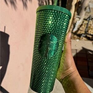 Starbucks Emerald Green Textured Tumbler